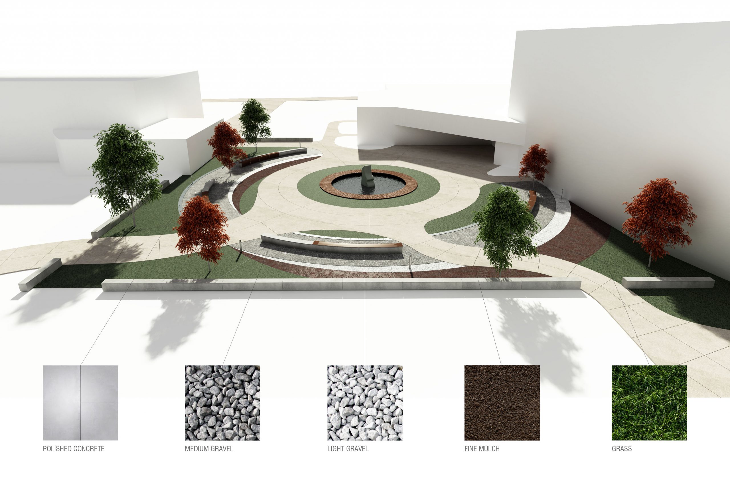 Entry Fountain and Plaza Renovation 007